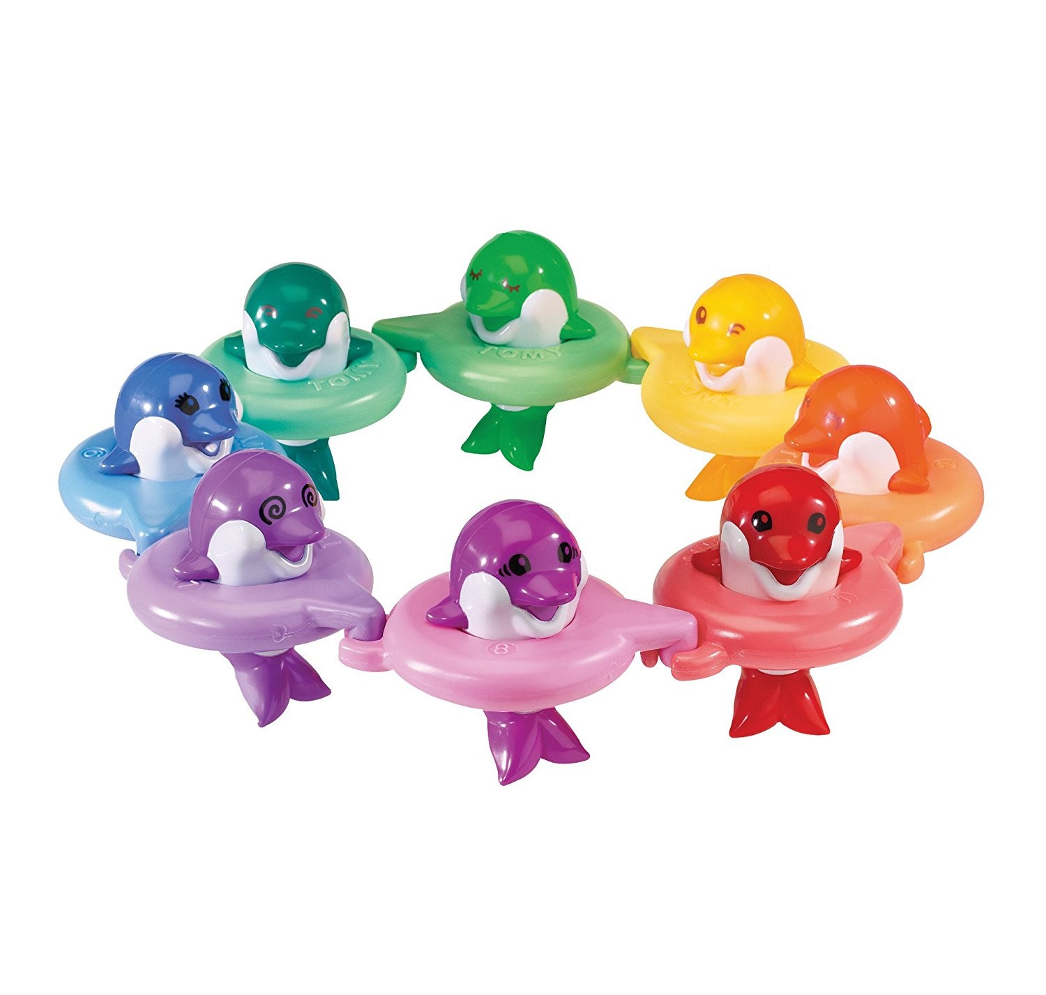 Tomy Do-Re-Mi Dolphins bath toy 
