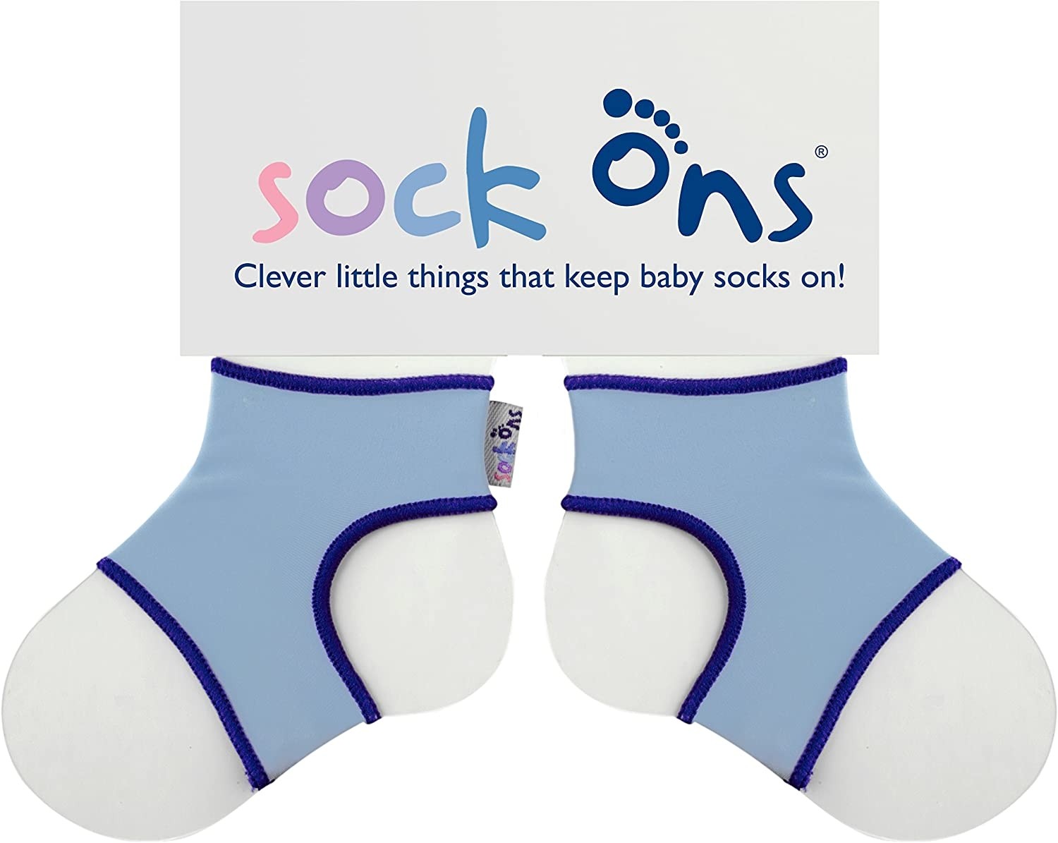 SOCK ONS The ingenious way to keep baby's socks on  6-12 months Three colour choices