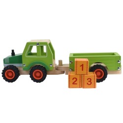 Jumini Tractor and Trailer for ages two upwards