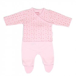Boxed "Floral" Two Piece Set by Babybol Barcelona
