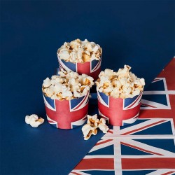 UNION JACK Food Picks and Food Cups Pack by Hootyballoo